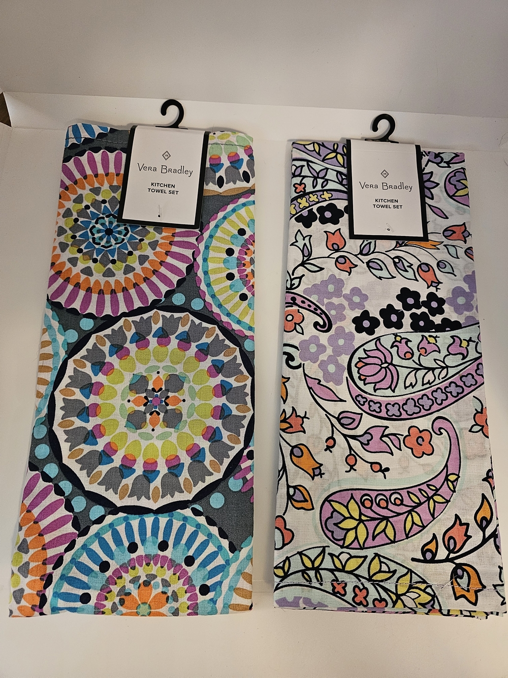 Vera Bradley Colorful Patterned Kitchen Towel Set - Select Style